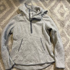 Lululemon 3/4 zip up grey